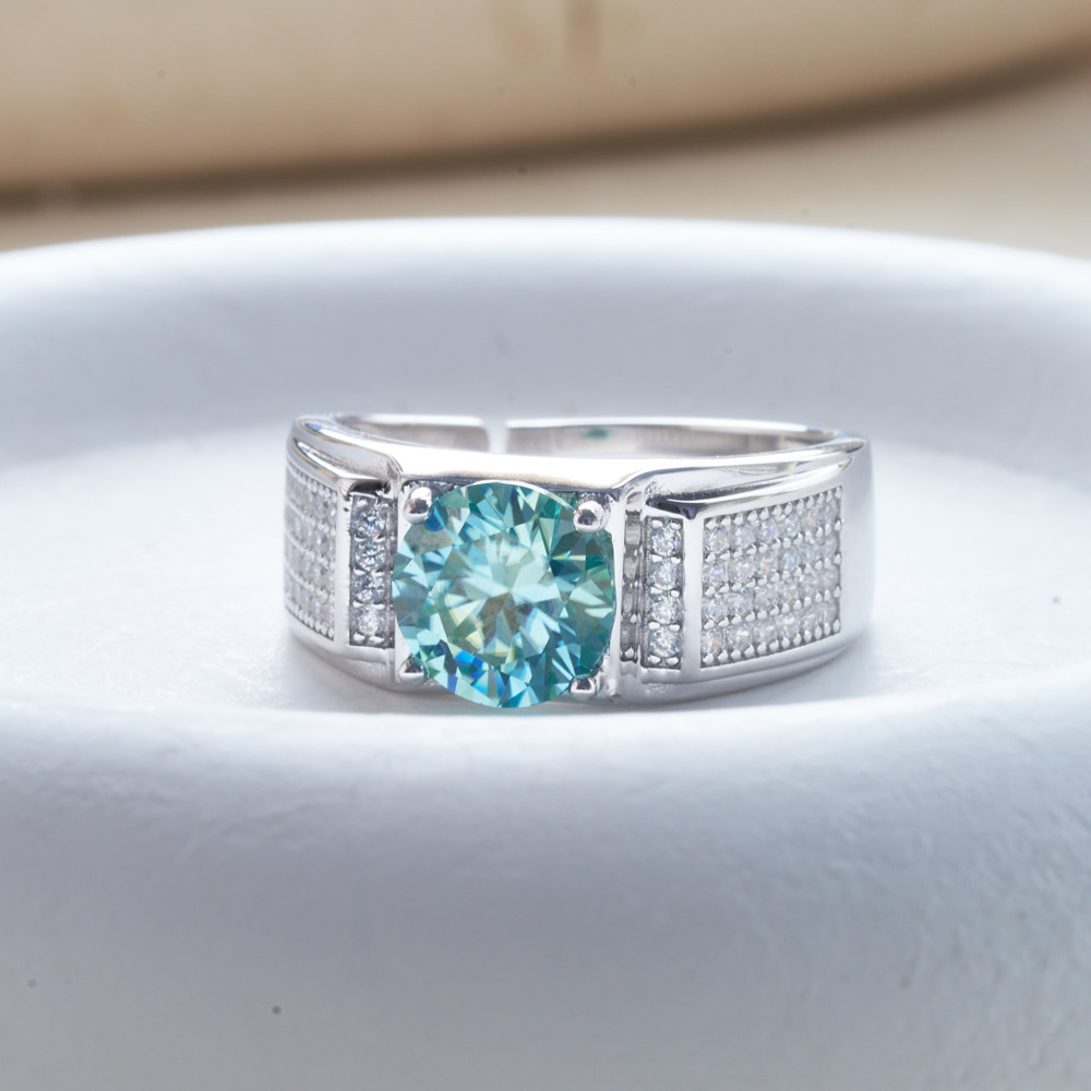1 carat natural blue color moi - Moissanite Engagement Ring 1 Carat recension och pris