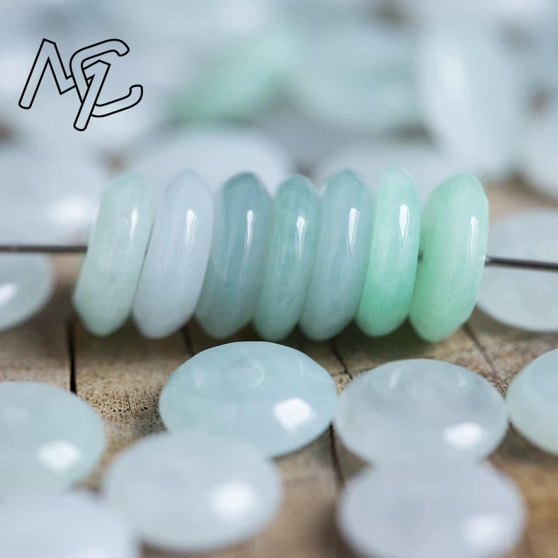 10pcs Natural Emerald White Ja - Bracelets recension och pris