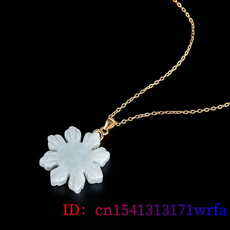 Myanmar Jade Sunflower Pendant - Necklaces recension och pris