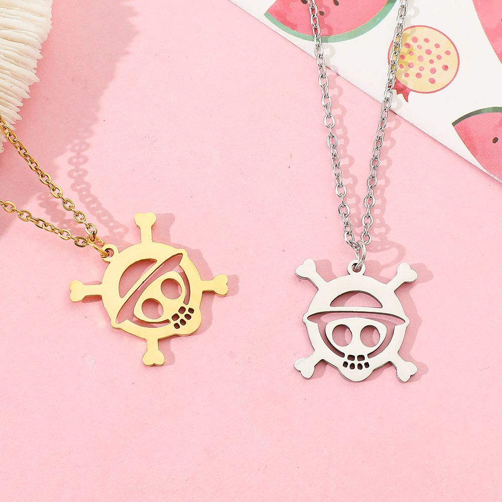 Anime Skull Alloy Hollow Penda - Anime Pendant Necklace recension och pris