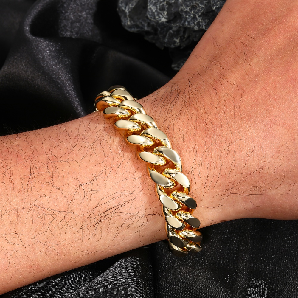 12mm Miami Cuban Chain Bracele - Cuban Link Chain 12Mm recension och pris