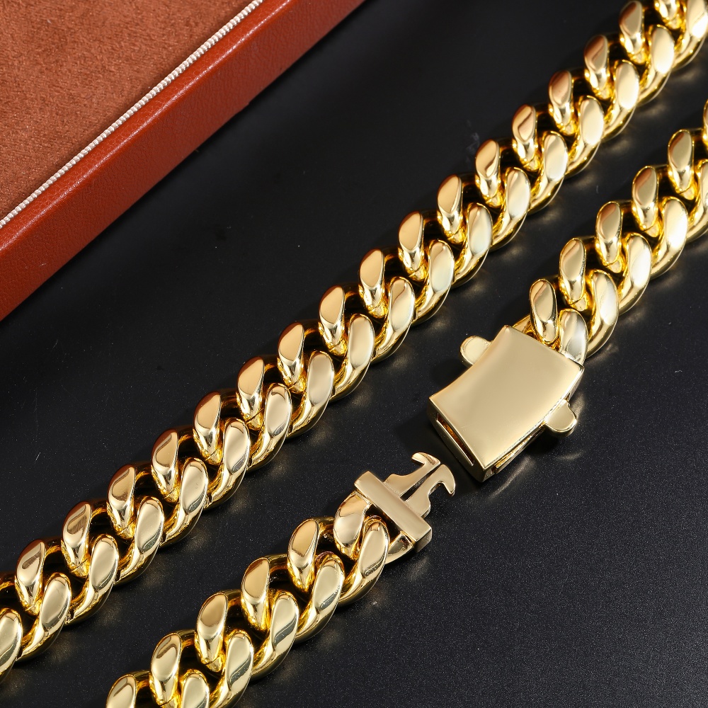 12mm Miami Cuban Chain Bracele - Cuban Link Chain 12Mm recension och pris