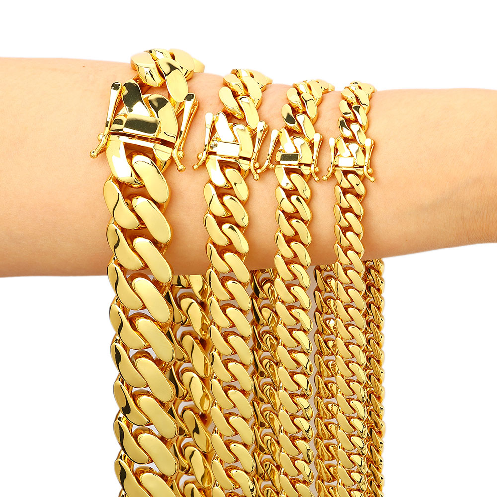 Wholesale 10mm/12mm/15mm/20mm  - Cuban Link Chain 12Mm recension och pris