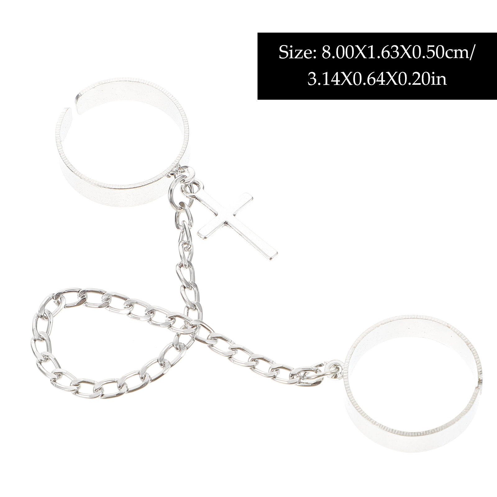 Vintage Gothic Cross Knuckle R - Vintage Punk Knuckle Rings Set recension och pris