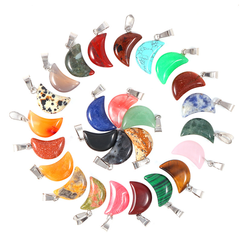 20pcs/ Bag Natural Stone Cryst - Crystal Pendant Necklace Natural Stone recension och pris