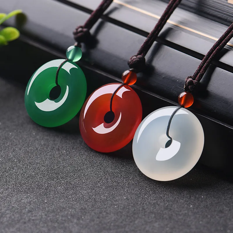 Natural Multicolor Jade Doughn - Necklaces recension och pris