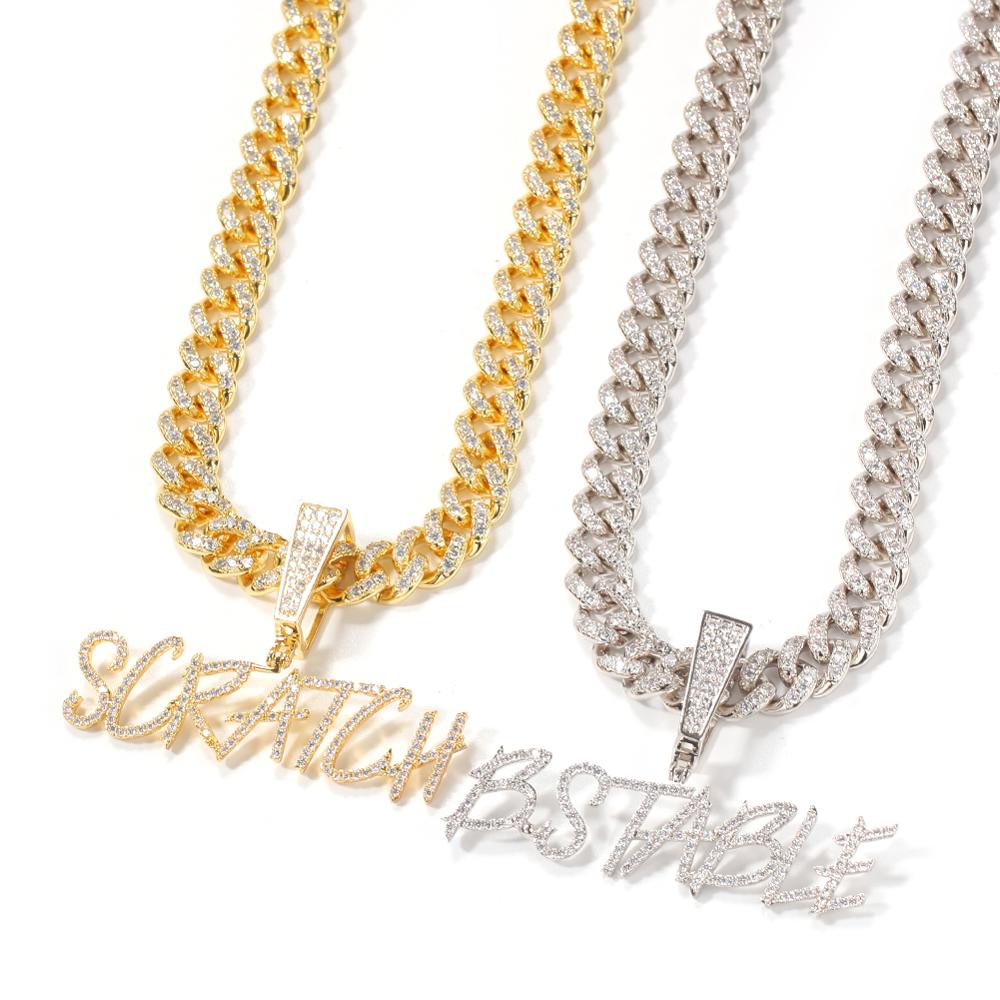 TBTK Customized Name Curisve L - Cuban Link Chain 12Mm recension och pris