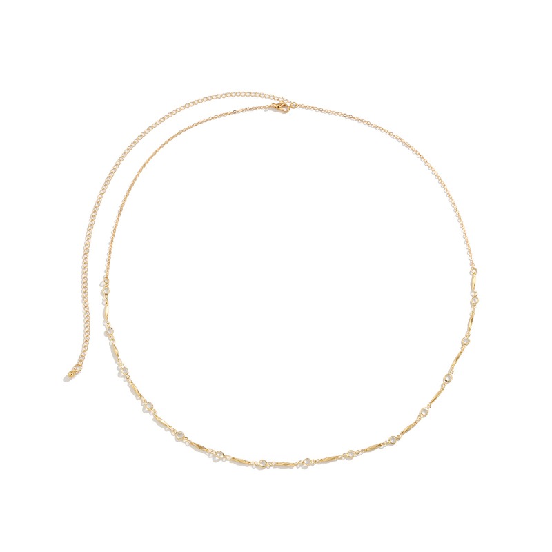Women Dainty Layered Waist Cha - Body Jewelry recension och pris